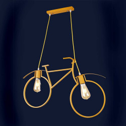 Светильник велосипед 756PR7021-2-Yellow