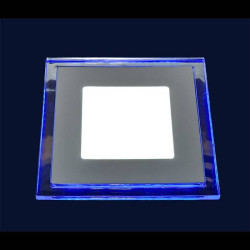 Точковий світильник LED BLUE 10W(квадрат)теплый