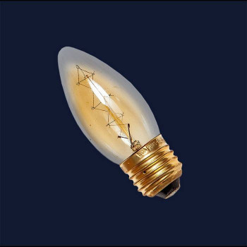 Лампа Эдисона E27 С35-40W, Днепр