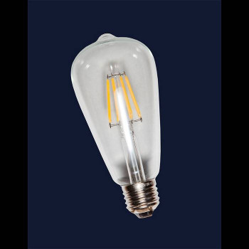 Лампа QG standart(RC) ST64 E27 8W 2700K 700lm Clean, Днепр